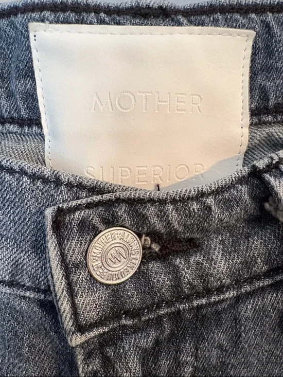 Mother Denim Jeans The Swisher Sneak Size 25 EUC - Picture 3 of 8